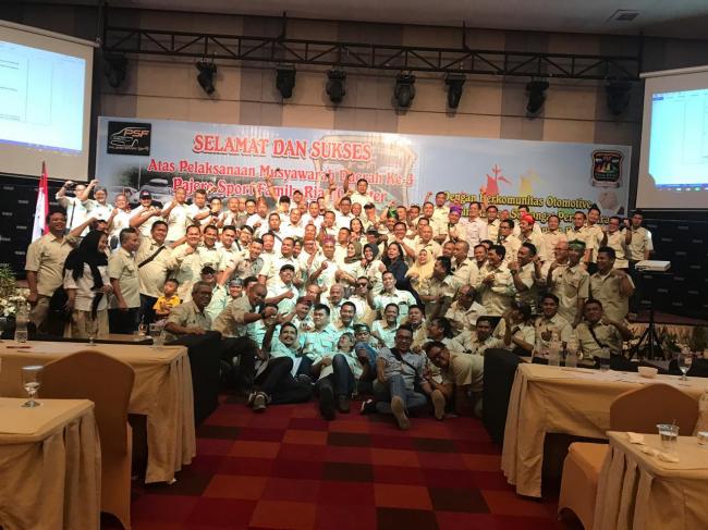 Om Gusri, S.Si Nakhodai Kepengurusan Pajero Sport Family Riau Chapter